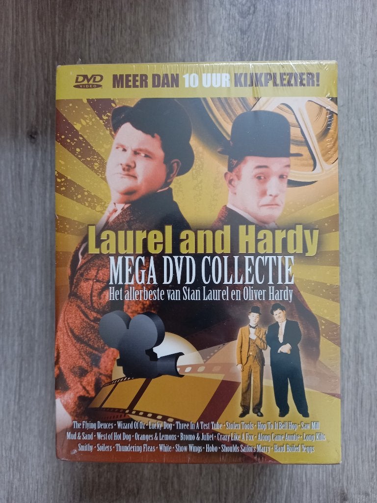 Dvd laurel & Hardy (6 films) nieuw, Ophalen, 1960 tot 1980, Alle leeftijden, Nederlands