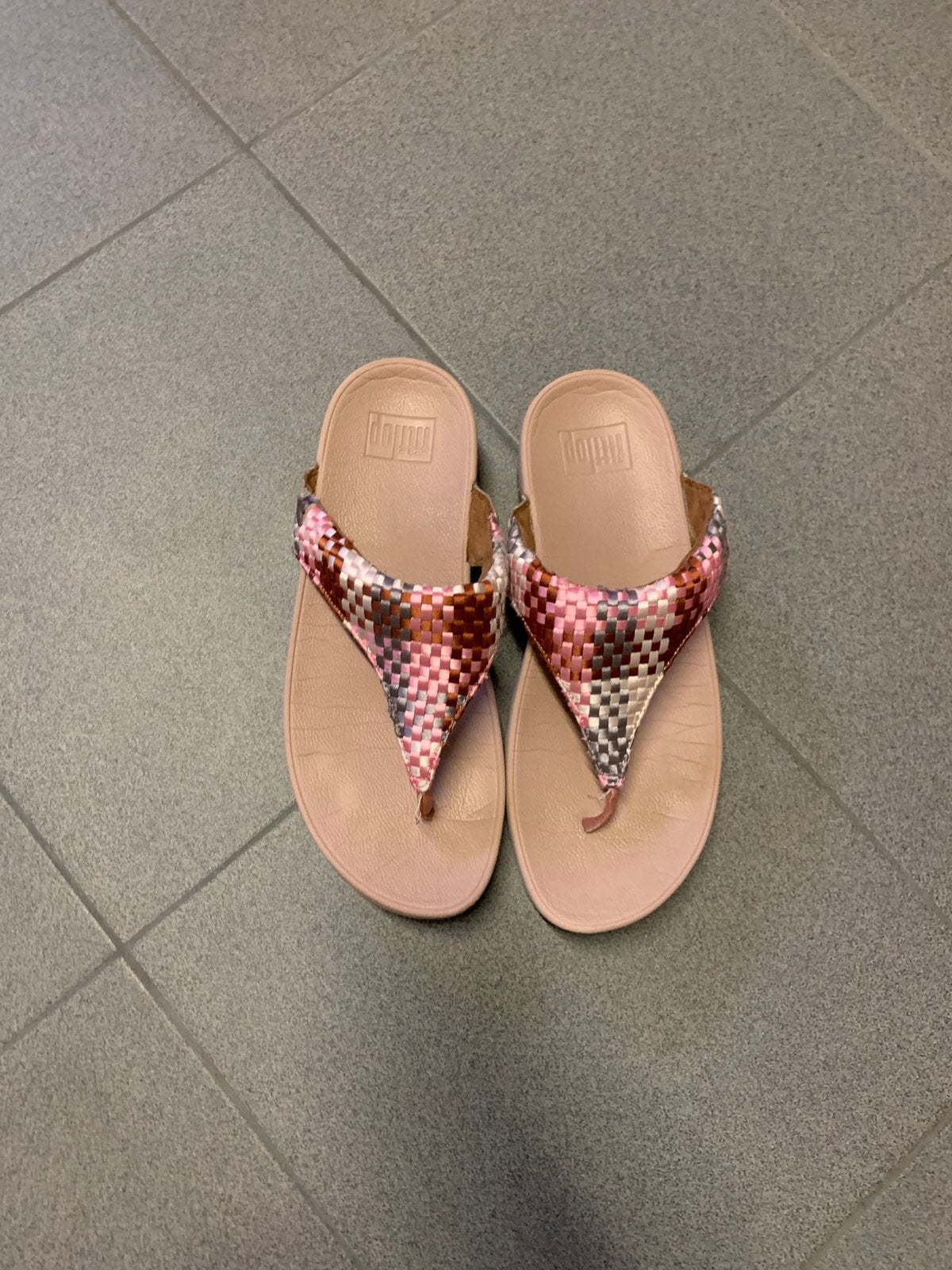 Fitflop slippers maat 39, Slippers, Ophalen of Verzenden, Zo goed als nieuw, Roze