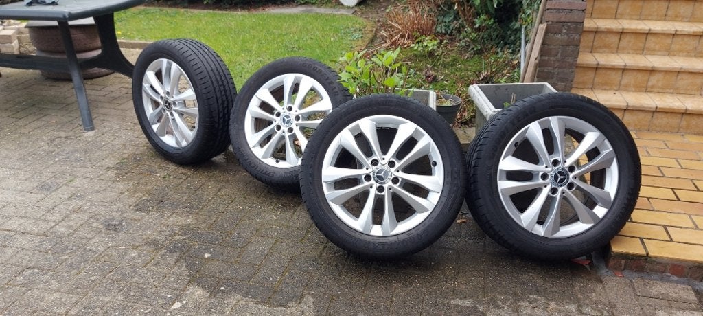 Mercedes velgen 17 inch, Autos : Pièces & Accessoires, Pneus & Jantes, Véhicule de tourisme, Pneus été, 17 pouces, Enlèvement