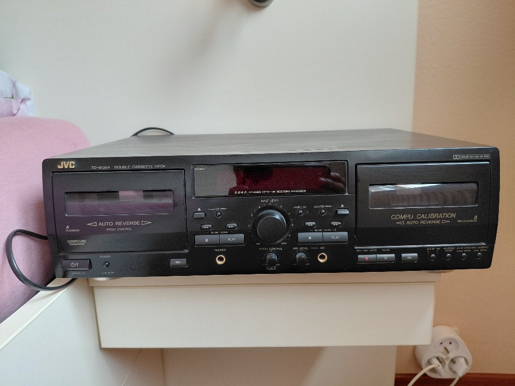 Dubbele cassettedeck, Audio, Tv en Foto, Cassettedecks, Ophalen, Dubbel, JVC
