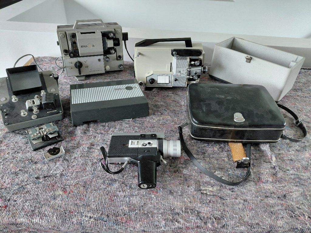 Super 8 set, Ophalen, Gebruikt