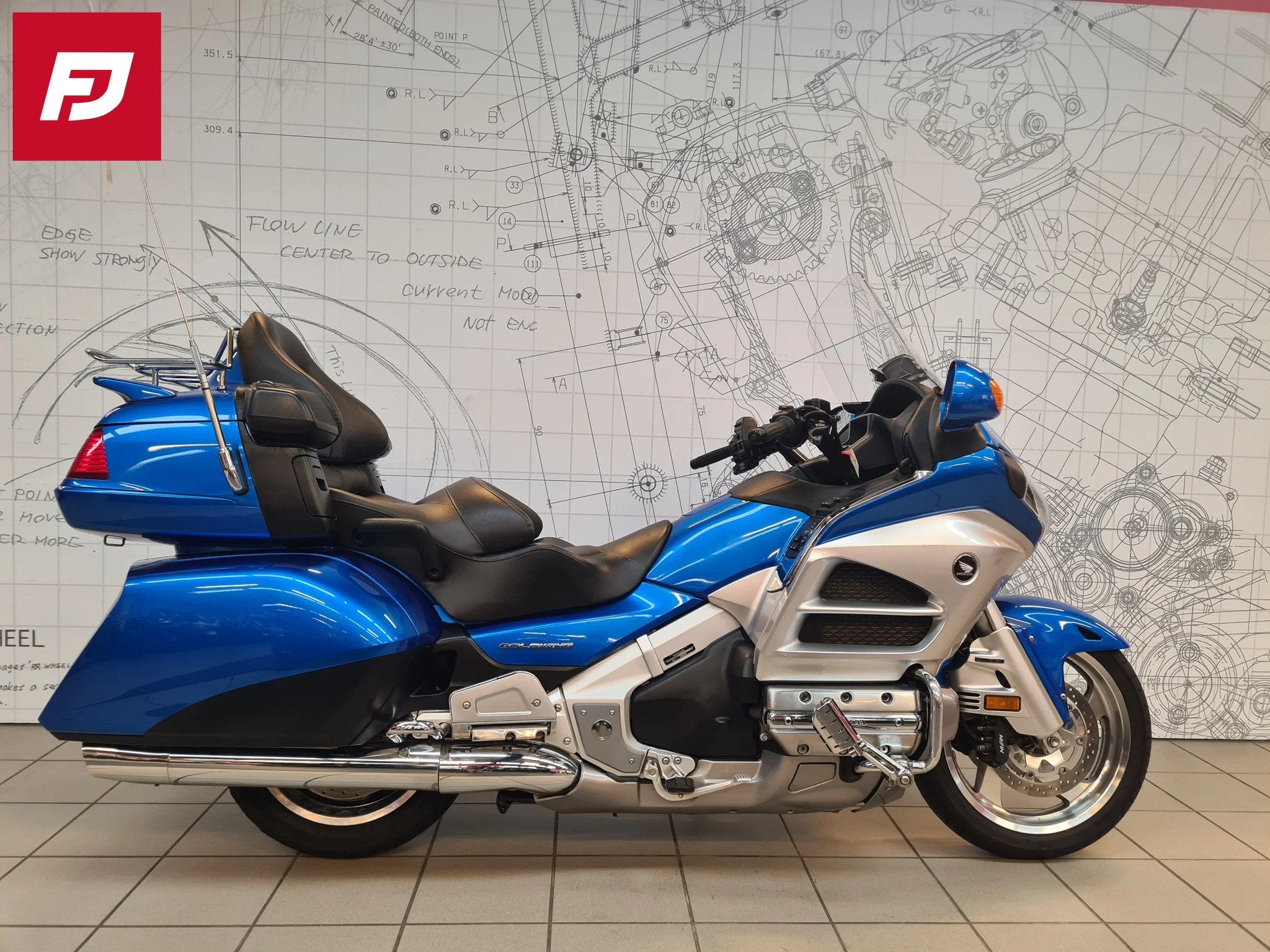 Honda GL 1800 Goldwing (bj 2012), Bedrijf, Meer dan 35 kW, Toermotor, 1800 cc
