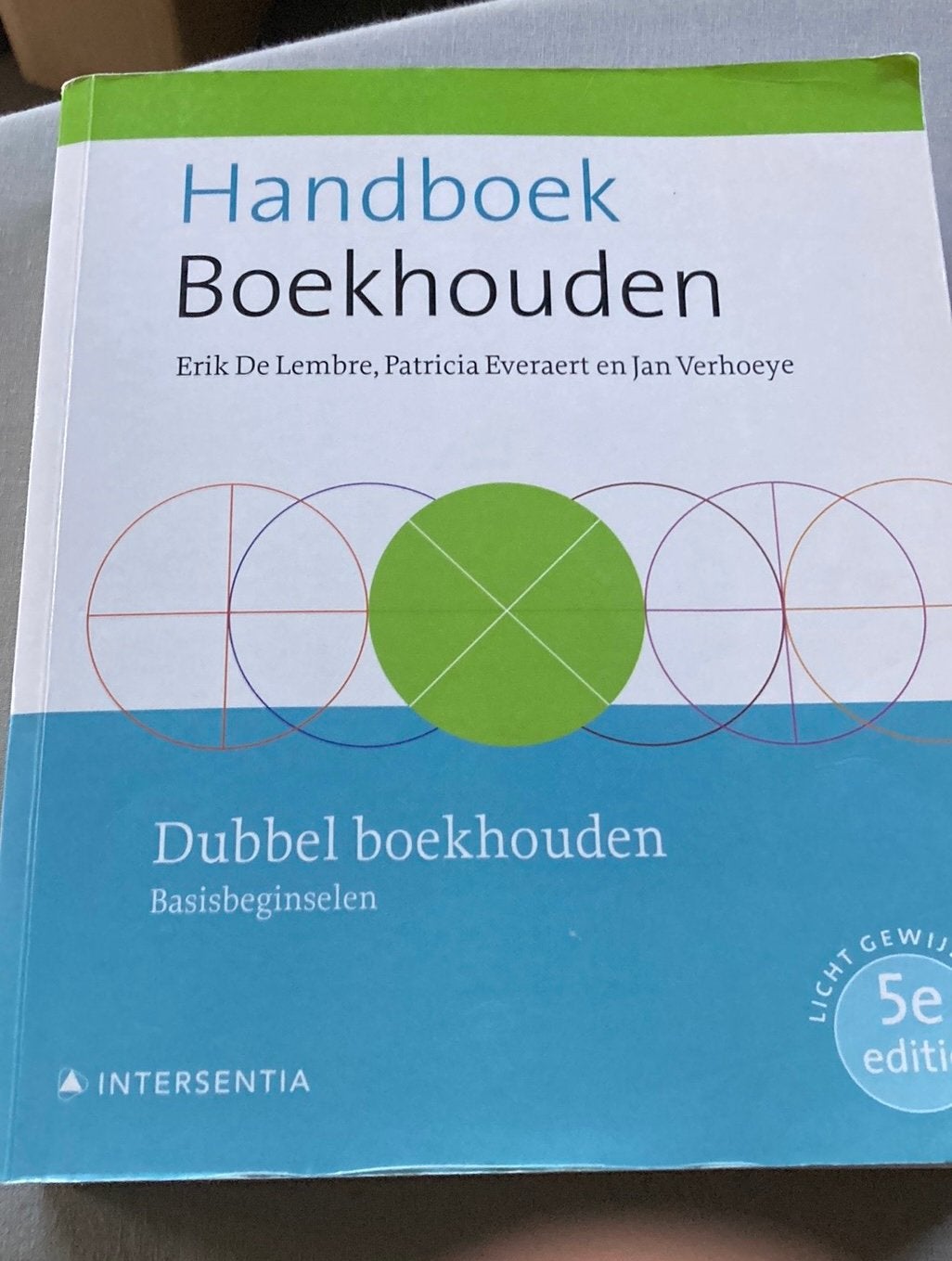 Handboek Boekhouden - Dubbel boekhouden (vijfde editie), Boeken, Ophalen of Verzenden, Erik De Lembre; Patricia Everaert