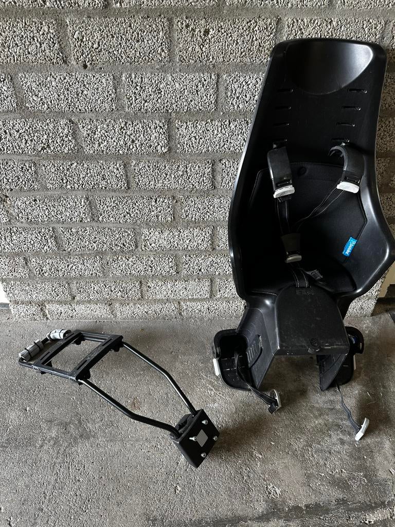 Bobike Exclusive Maxi Plus Achterzitje, Fietsen en Brommers, Ophalen, Zo goed als nieuw, Achterzitje, Voetsteuntjes