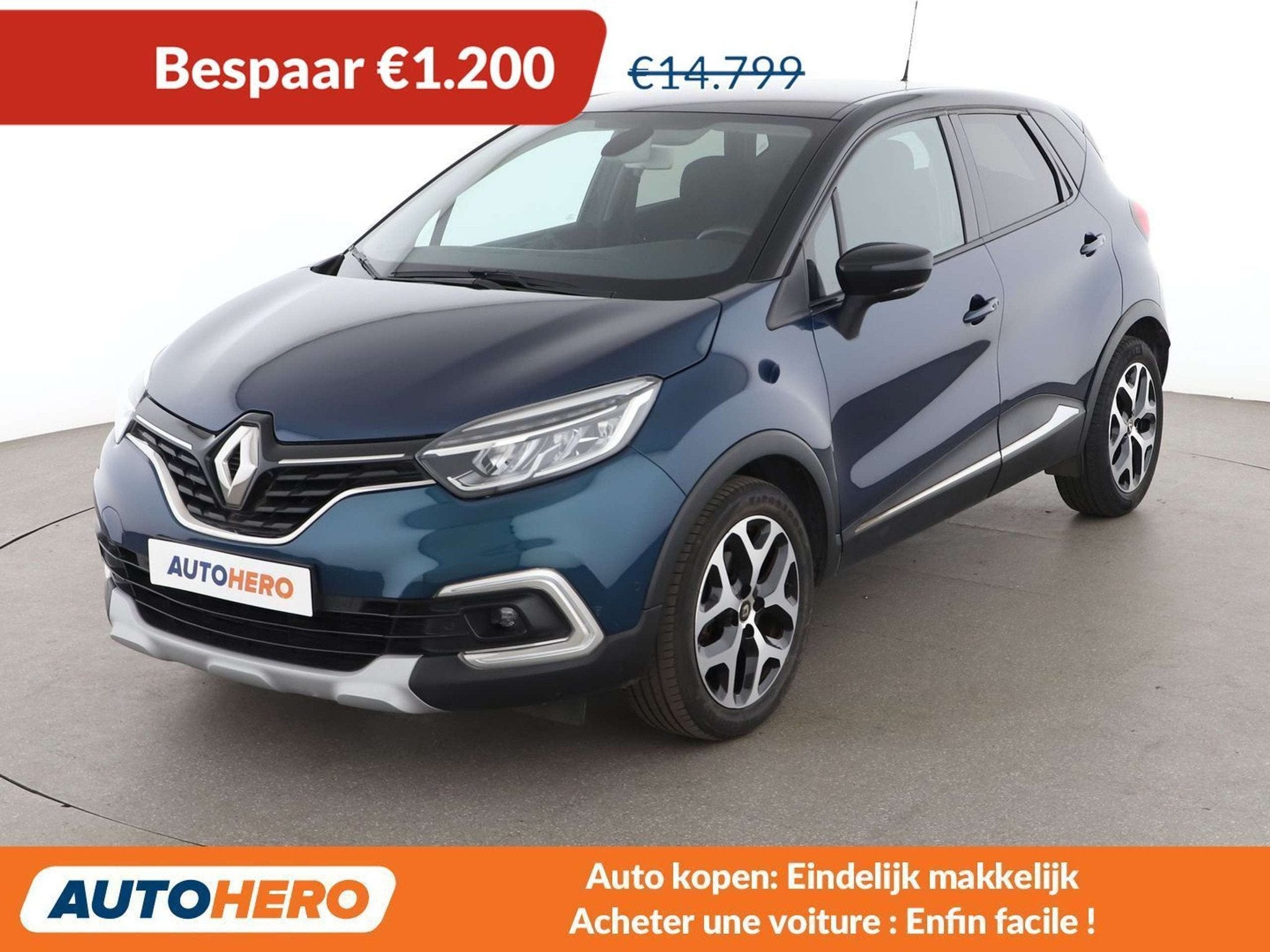 Renault Captur 1.3 TCe Intens (bj 2019, automaat), Stof, Gebruikt, 1333 cc, 146 g/km