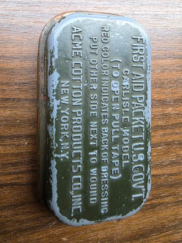 Boite de secours individuelle WW2, Collections, Enlèvement ou Envoi
