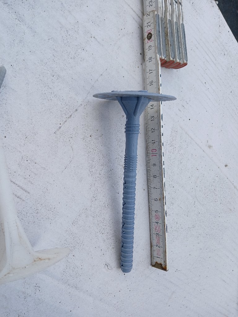 Bevestiging isolatieplaten, Bricolage & Construction, Enlèvement, Comme neuf, 12 cm ou plus