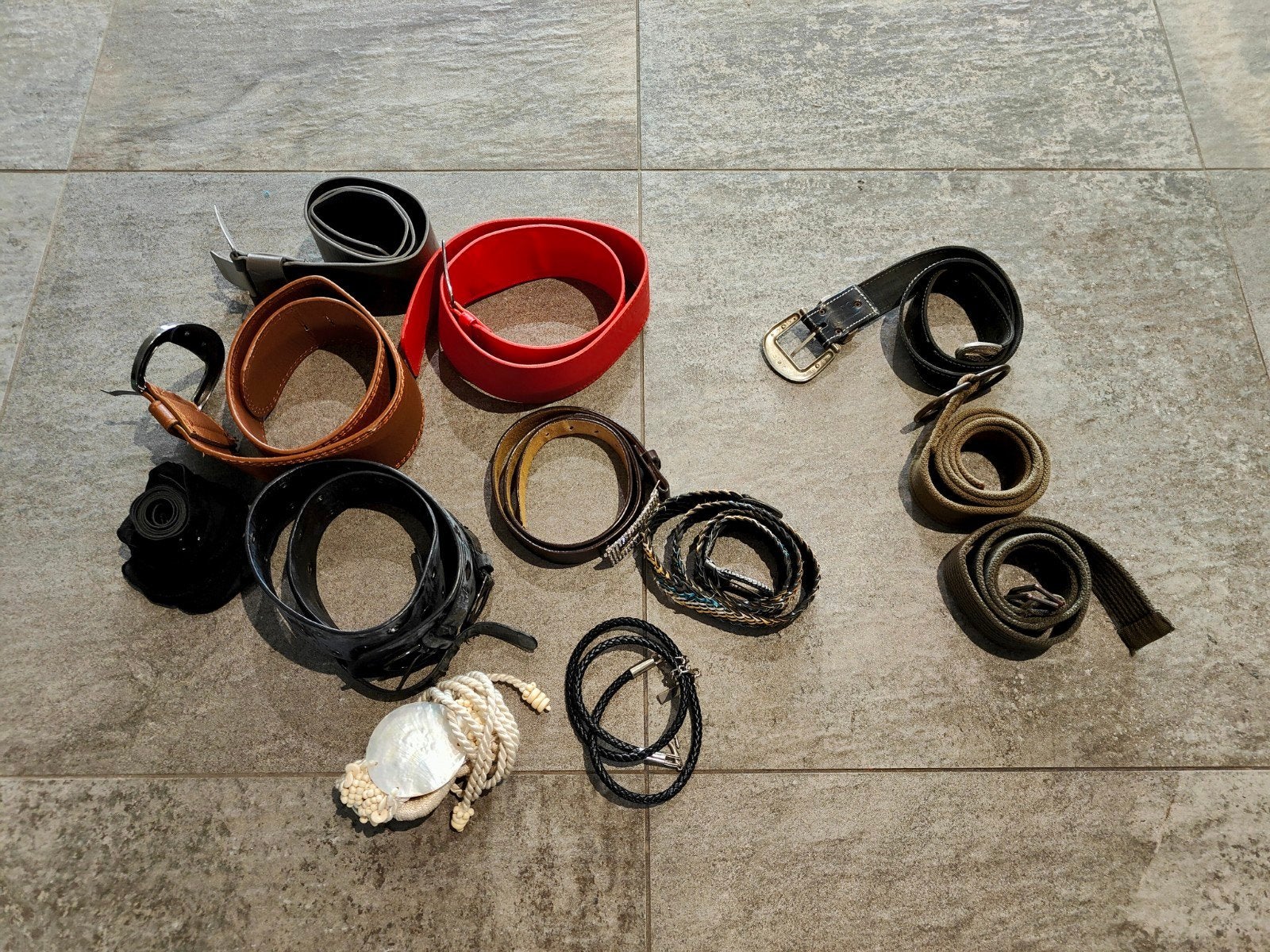 pakket riemen, Kleding | Dames, Ophalen of Verzenden, Gedragen