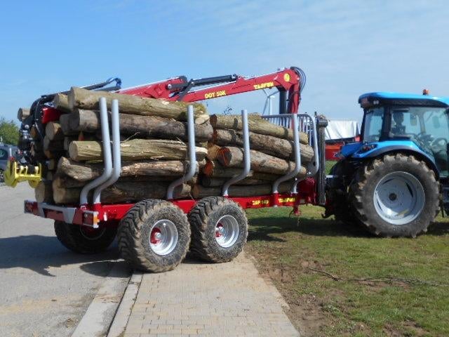 Remorque forestière TAJFUN 14 tonnes pour tracteur, Autos : Divers, Remorques, Enlèvement, Neuf