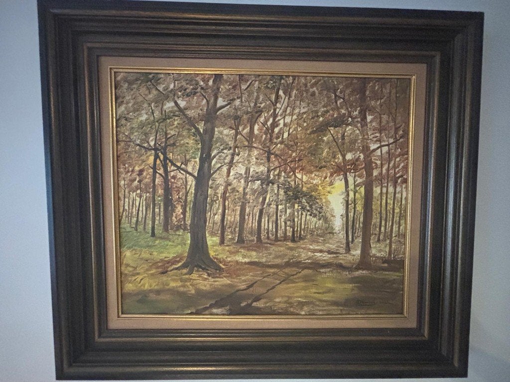 A. Vlaeminck – 60 x 48, Antiquités & Art, Art | Peinture | Classique, Peinture à l'huile, Paysage, Signé, Enlèvement
