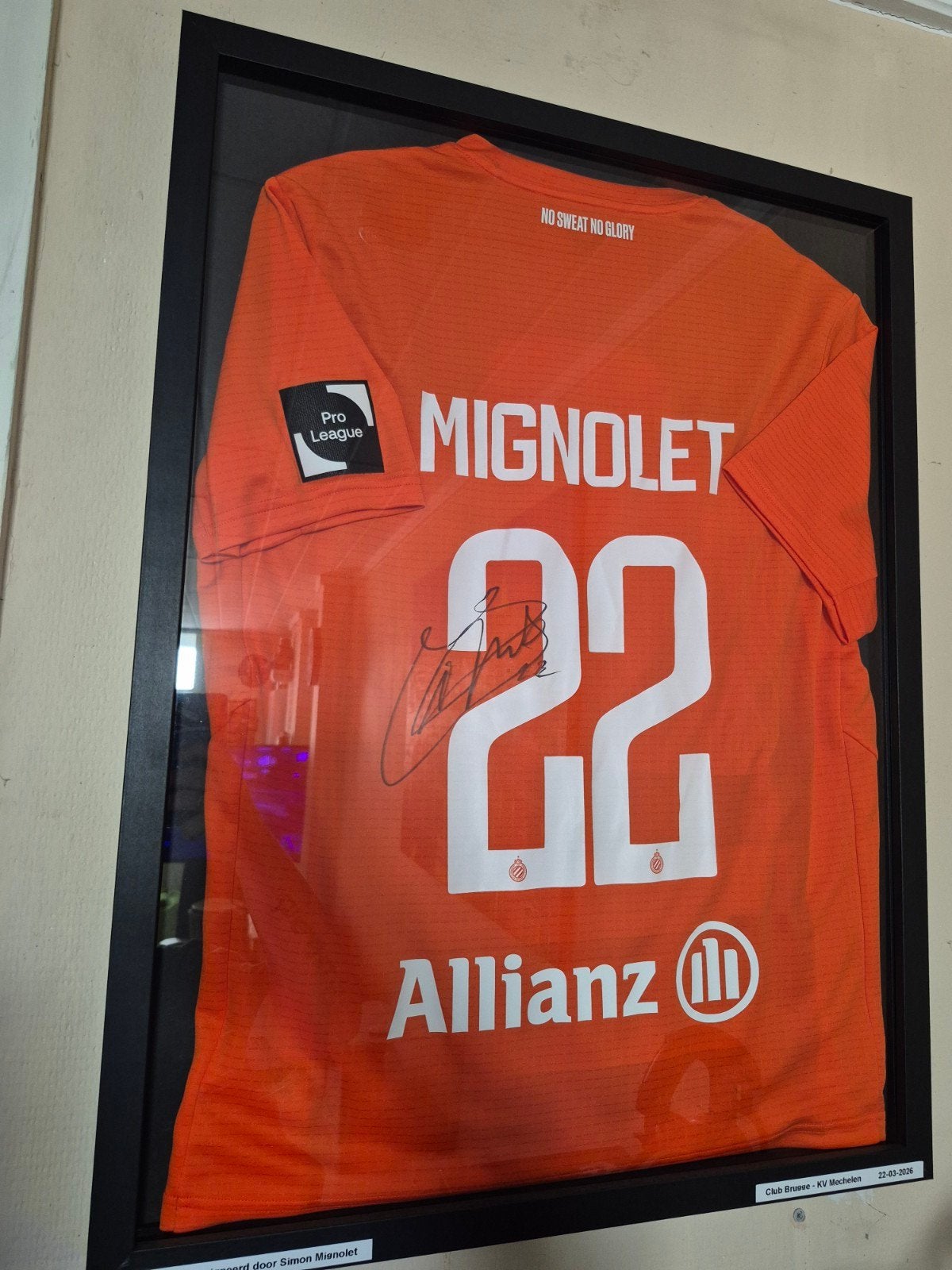 Simon Mignolet Club Brugge, Collections, Enlèvement ou Envoi