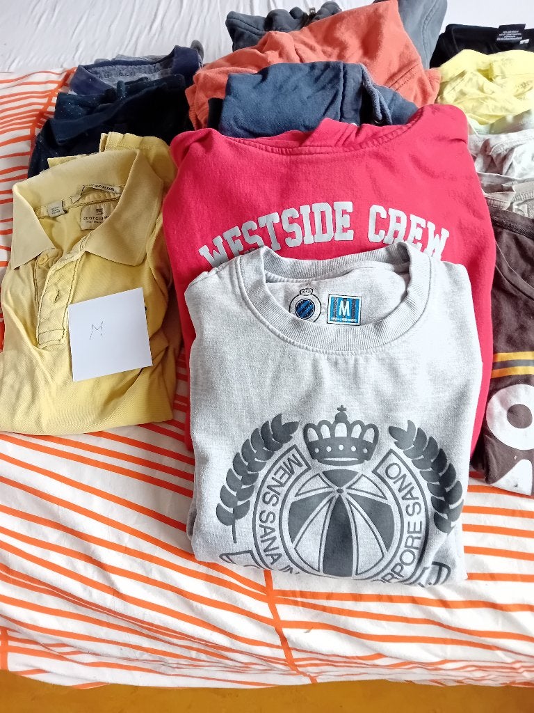 Heren kleren, Ophalen
