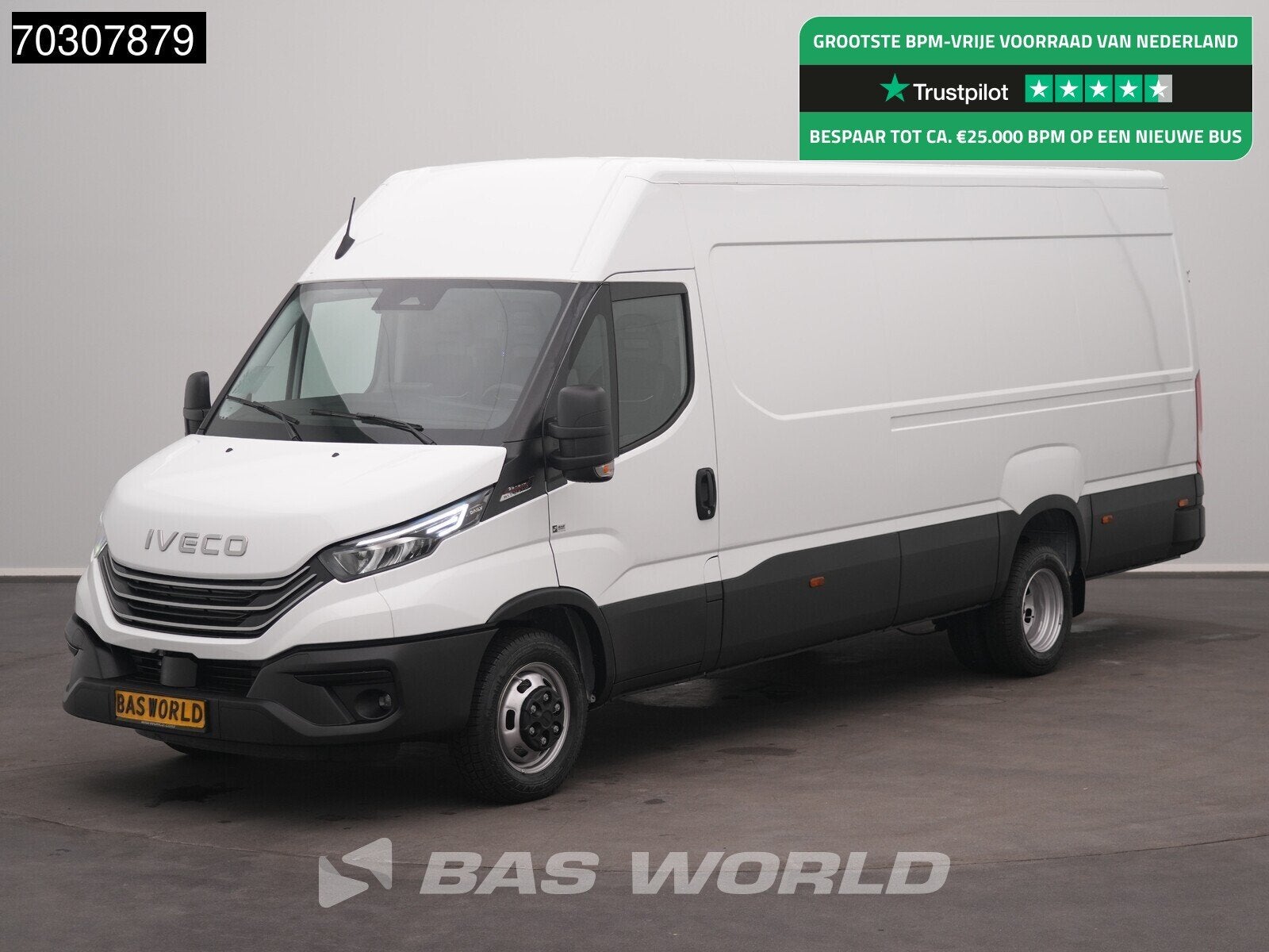 Iveco Daily 35C21 3.0L Automaat Dubbellucht L3H2 LED ACC Air, Auto's, Stof, Euro 6, 4 cilinders, Iveco