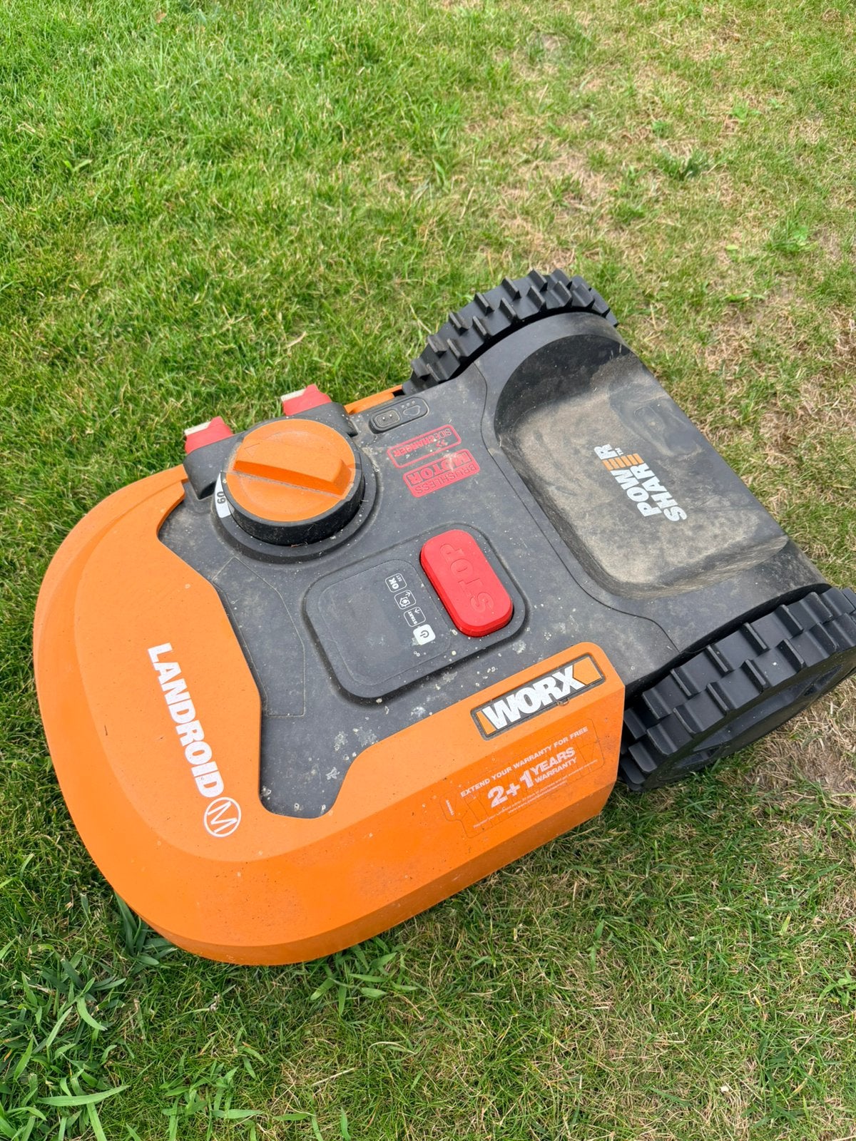 Worx met laadstation en toebehoren, Tuin en Terras, Ophalen, Zo goed als nieuw