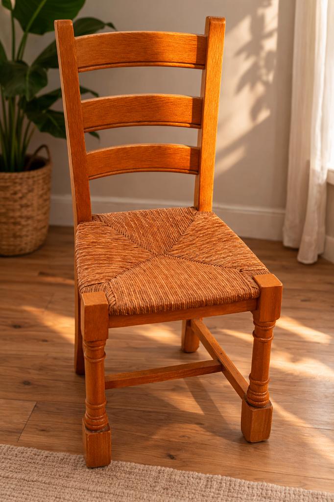Oude eiken stoelen, Huis en Inrichting, Stoelen, Ophalen, Gebruikt, Bruin, Hout