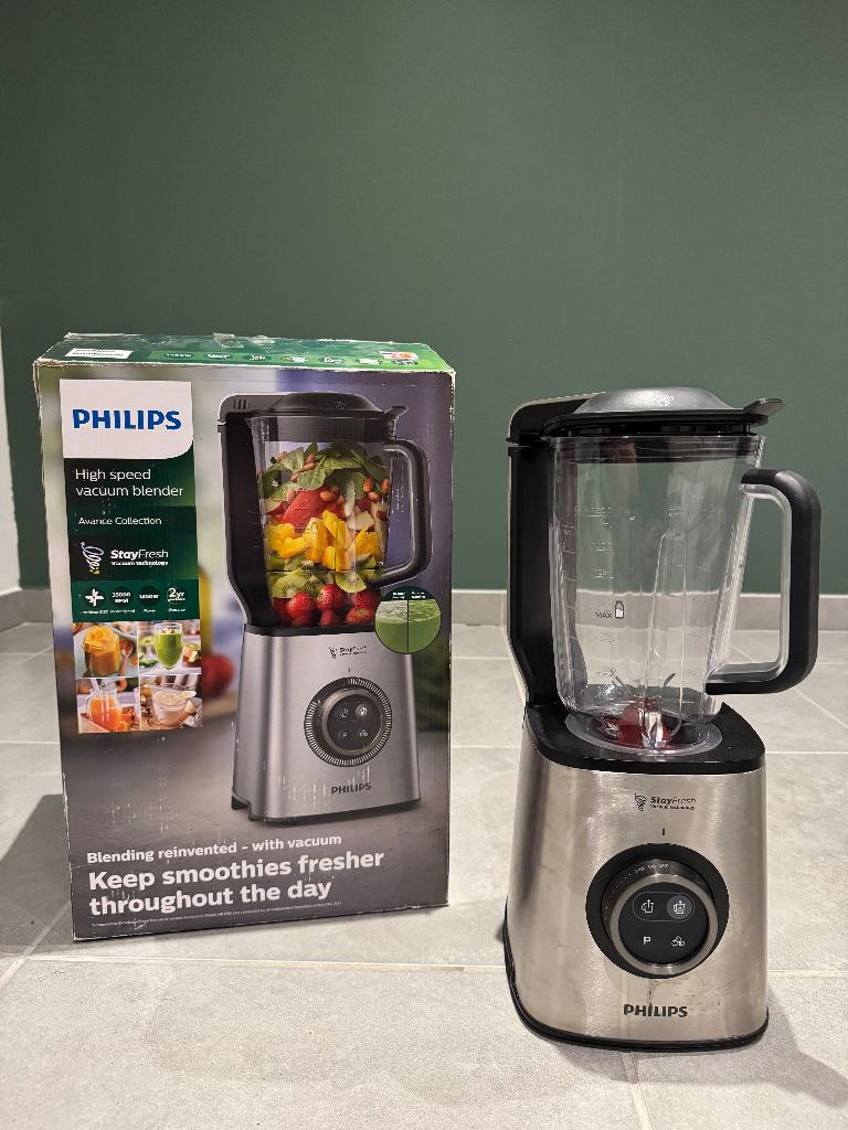 Philips Smoothie Blender (1400W), Elektronische apparatuur, Ophalen of Verzenden, Zo goed als nieuw, Blender
