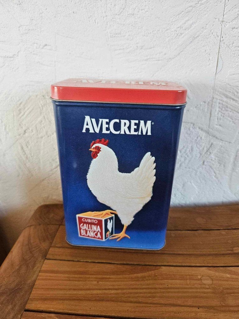 Boîte en métal AVECREM Coq, Collections, Boîte en métal, Enlèvement ou Envoi, Utilisé