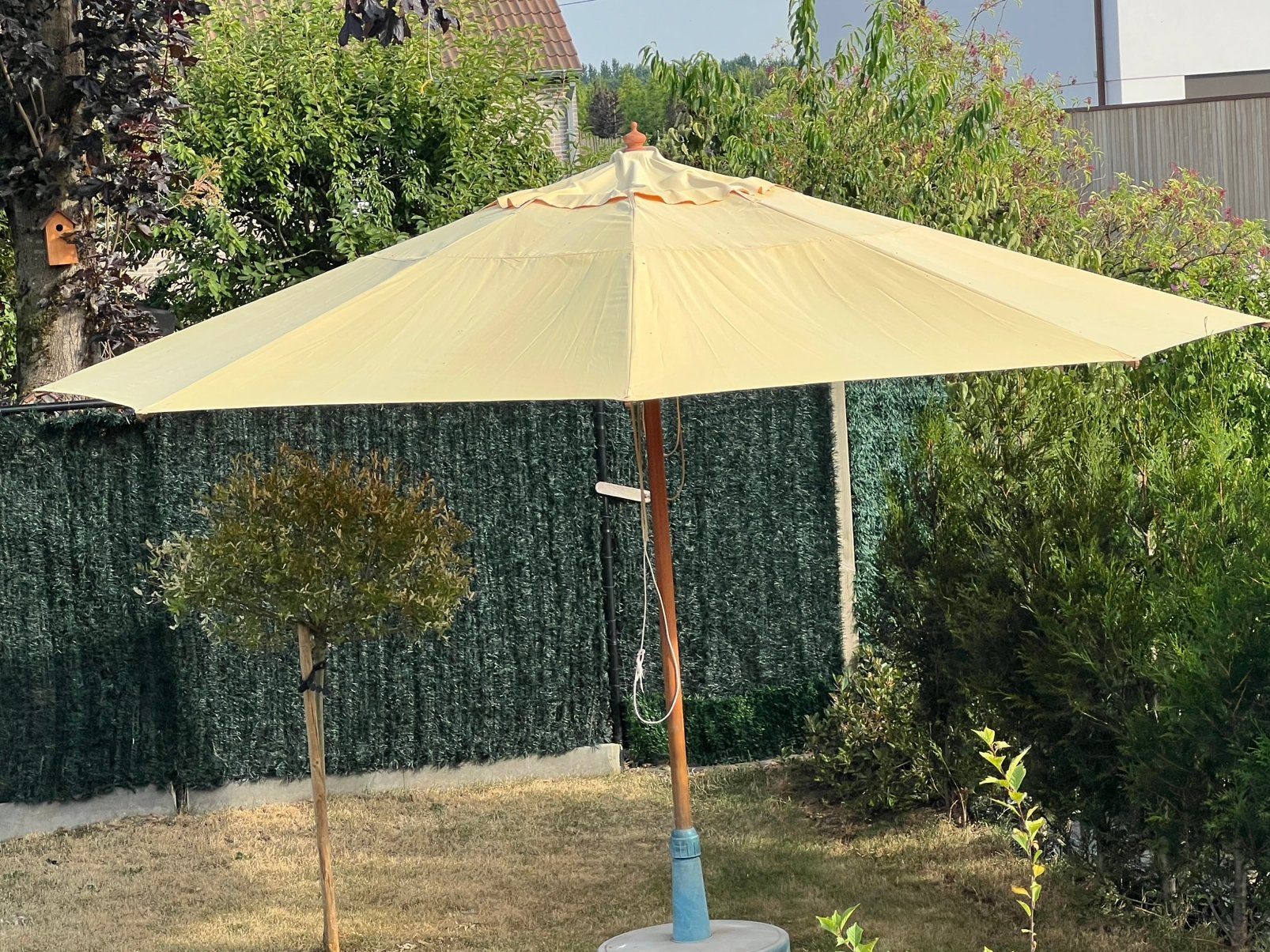 Tuinparasol, Jardin & Terrasse, Parasols, Enlèvement, Comme neuf, Base de parasol