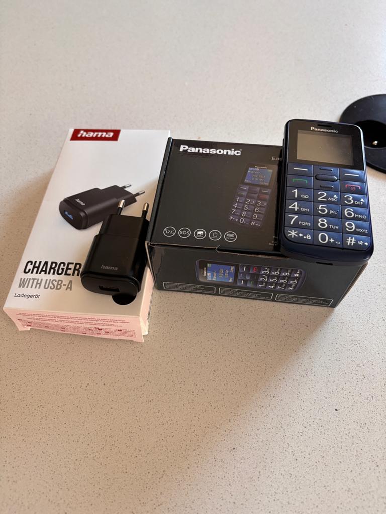 GSM Panasonic KX-TU110 avec chargeur USB-A, Enlèvement, Comme neuf