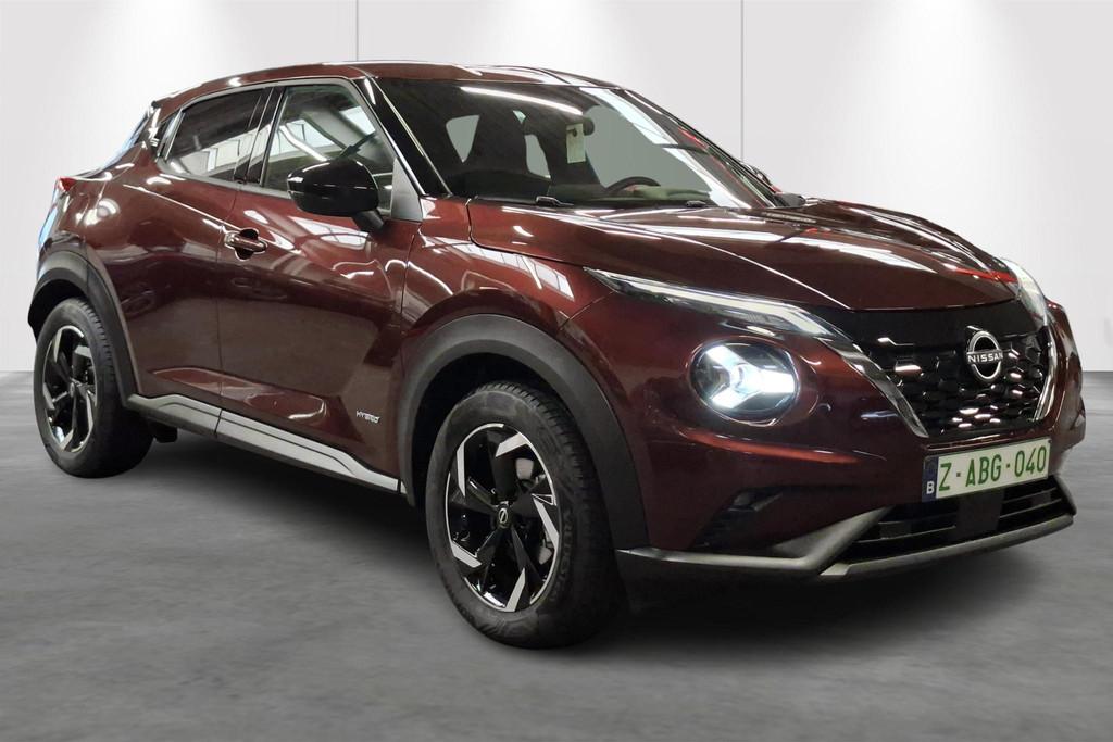 Nissan Juke Hybrid-AUT-Cam-Carplay-Airco-Sensoren, Rouge, Achat, 135 g/km, Entreprise