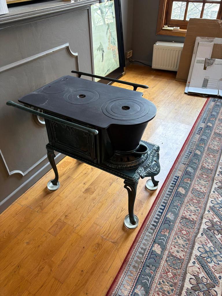 Fobrux Haren fornuisje/kacheltje, Ophalen, Gebruikt, Overige brandstoffen, Vrijstaand