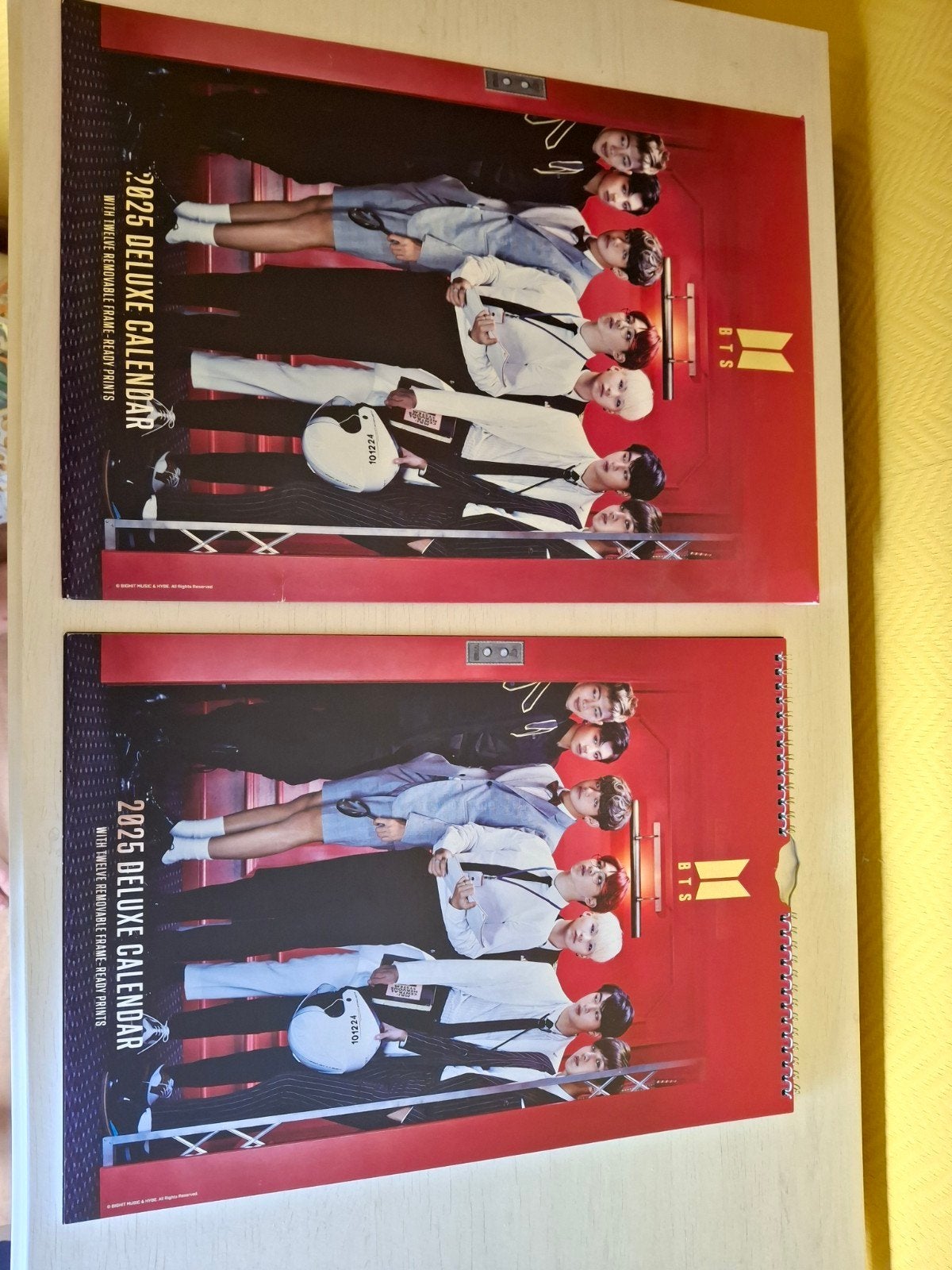 BTS deluxe calender, Ophalen