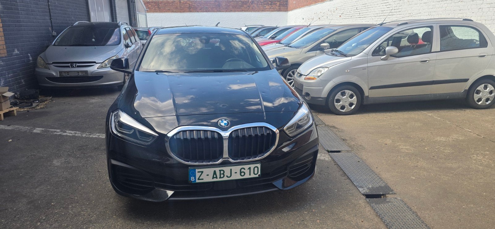 2020 bmw 1 serie  1.5 automaat benzine hagel schade, Automaat, Bedrijf, Te koop, Benzine