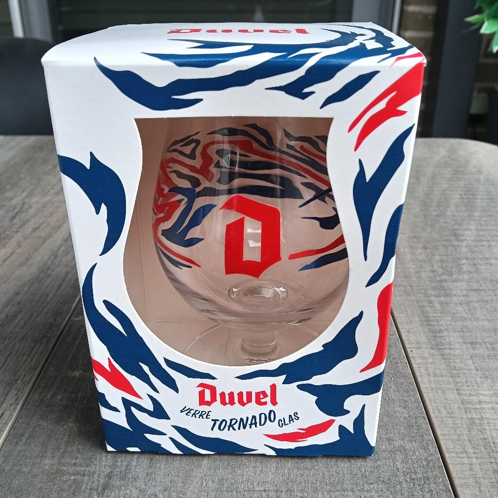 Duvel glas tornado, Verzamelen, Ophalen of Verzenden, Nieuw, Bierglas