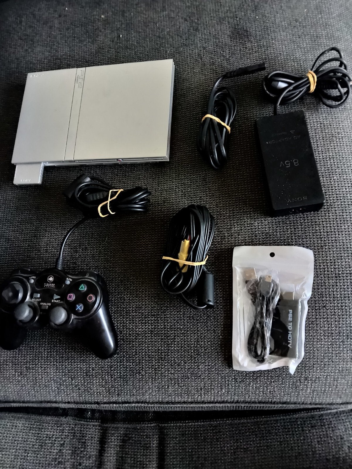 PlayStation 2 met controller en extra's + games, Gebruikt, Verzenden, Met games, Met 1 controller