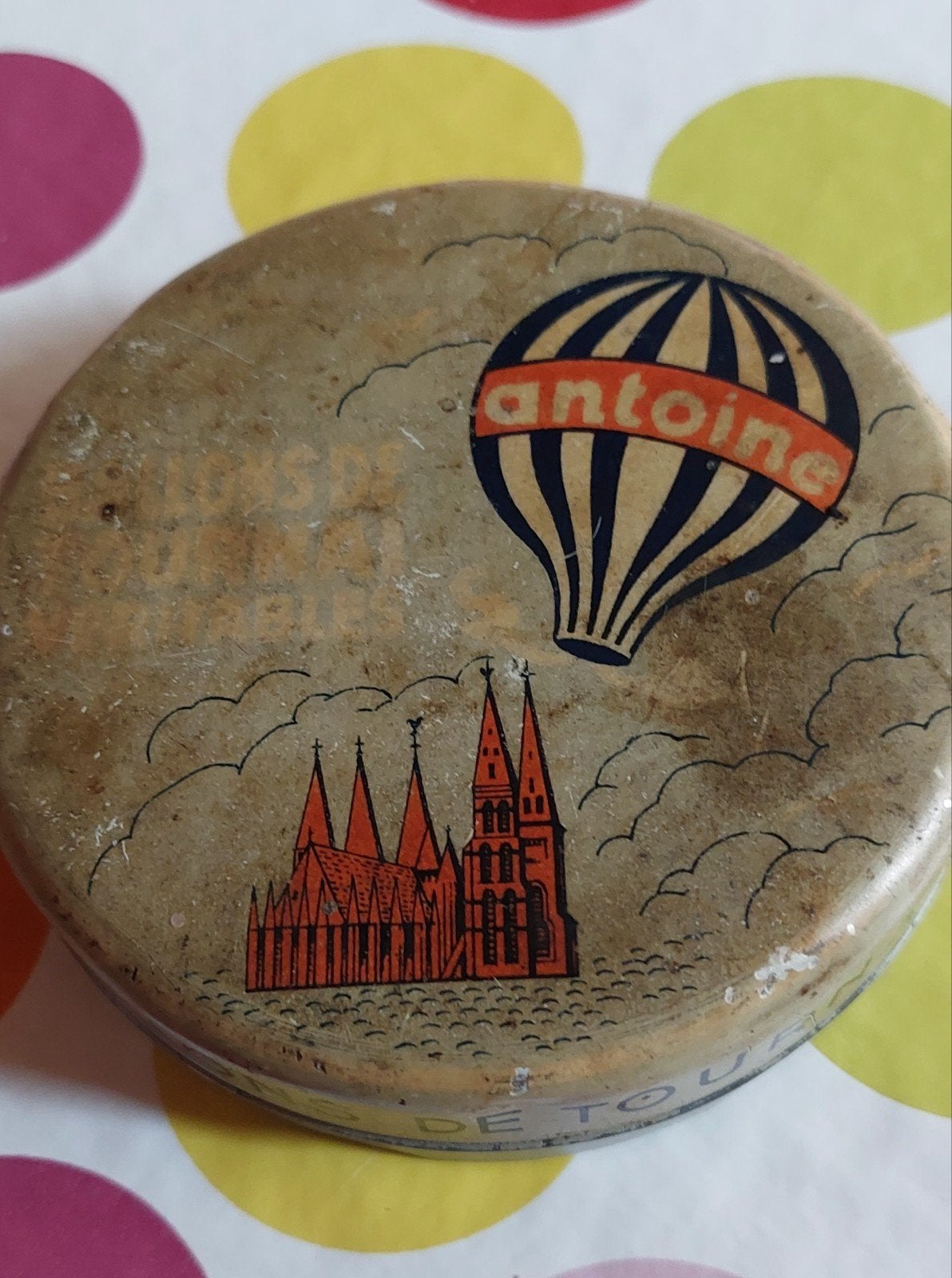 Boîte Ballons de Tournai Rare version Antoine de Bruxelles, Enlèvement ou Envoi, Utilisé