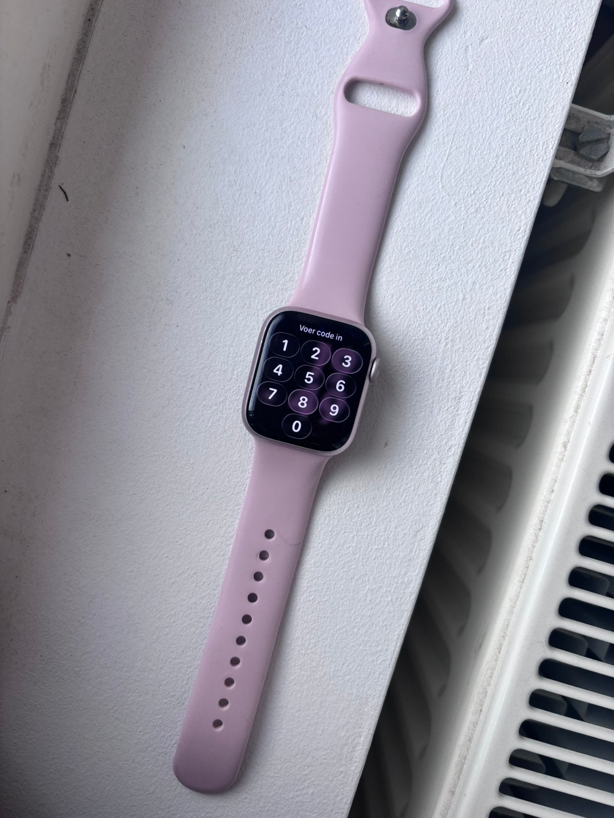 Apple watch series 9, Handtassen en Accessoires, Smartwatches, Gebruikt, iOS, Roze, Ophalen