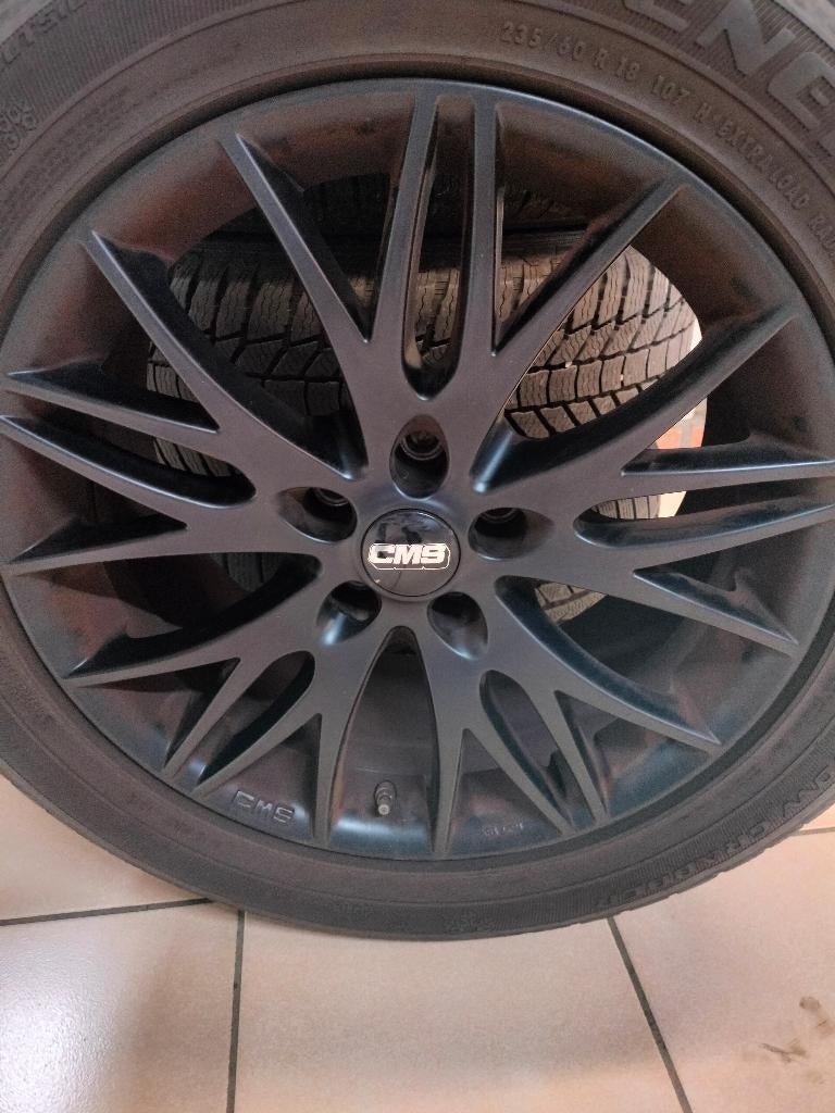 Winterbanden op velg, Ophalen, 18 inch, Gebruikt, Banden en Velgen