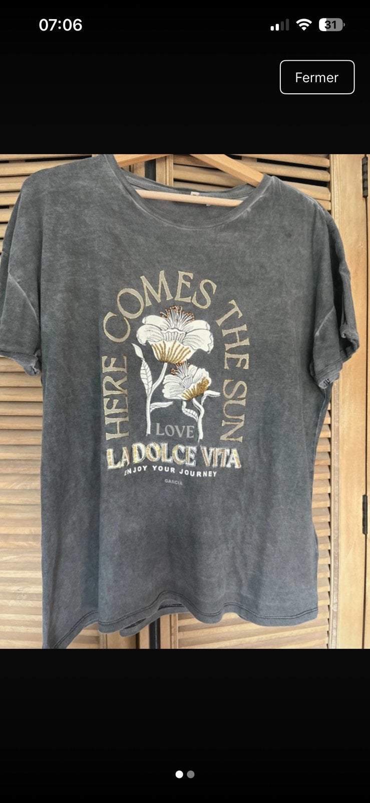 Lot de vêtements  Garcia Vila S.Oliver, Taille 42/44 (L), Manches courtes, Envoi, Multicolore
