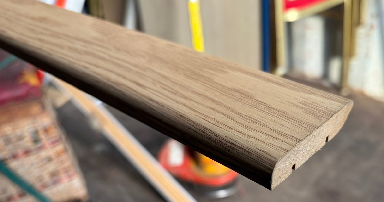 MDF plint met folie (10 x lengte 2m75), Bricolage & Construction, Plinthes & Finitions, Enlèvement, Comme neuf, MDF