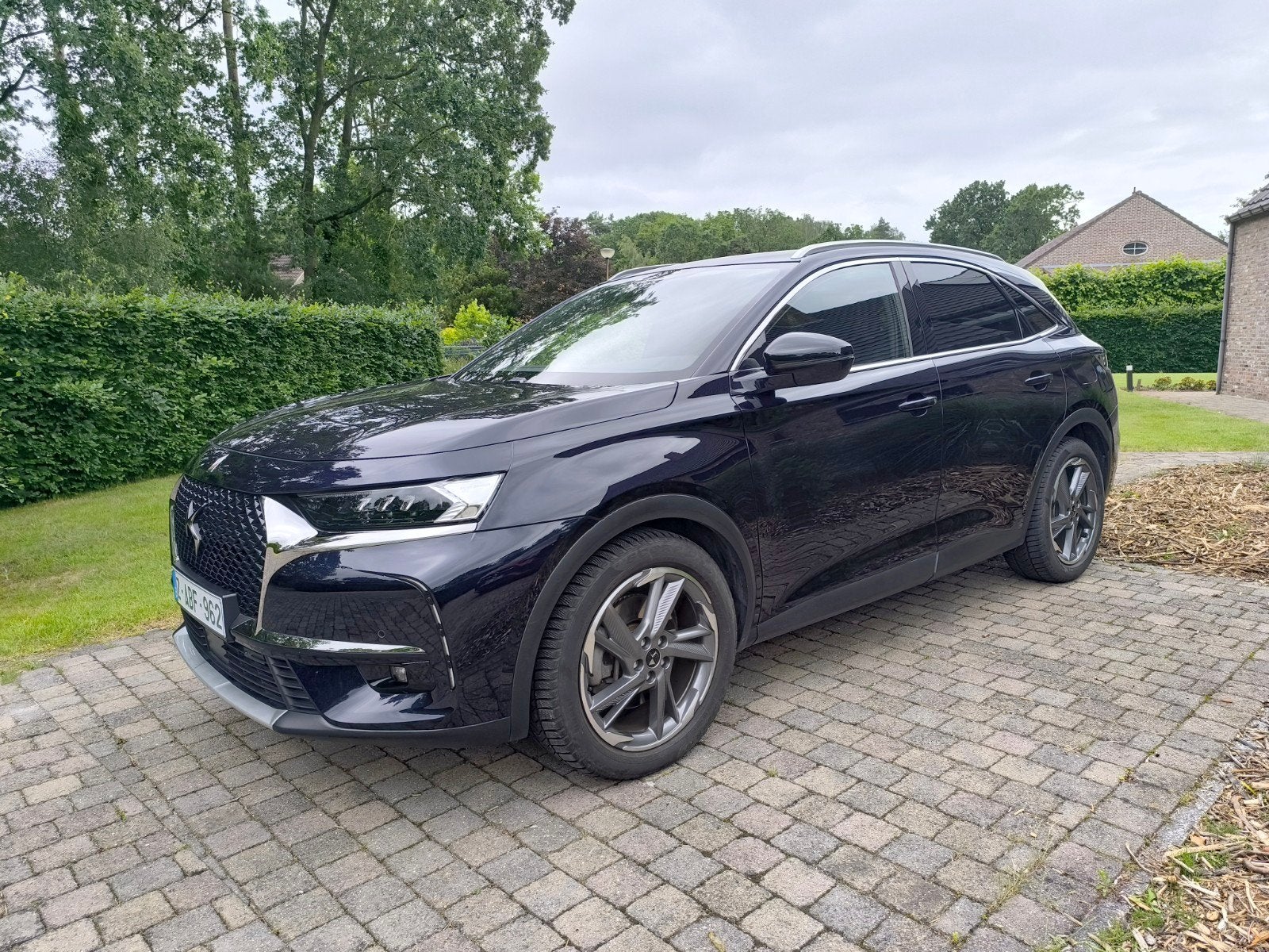 DS 7 Crossback PHEV AUTOMAAT #benzine #euro 6d met GARANTIE, Auto's, DS, Automaat, Blauw, Leder, 5 deurs