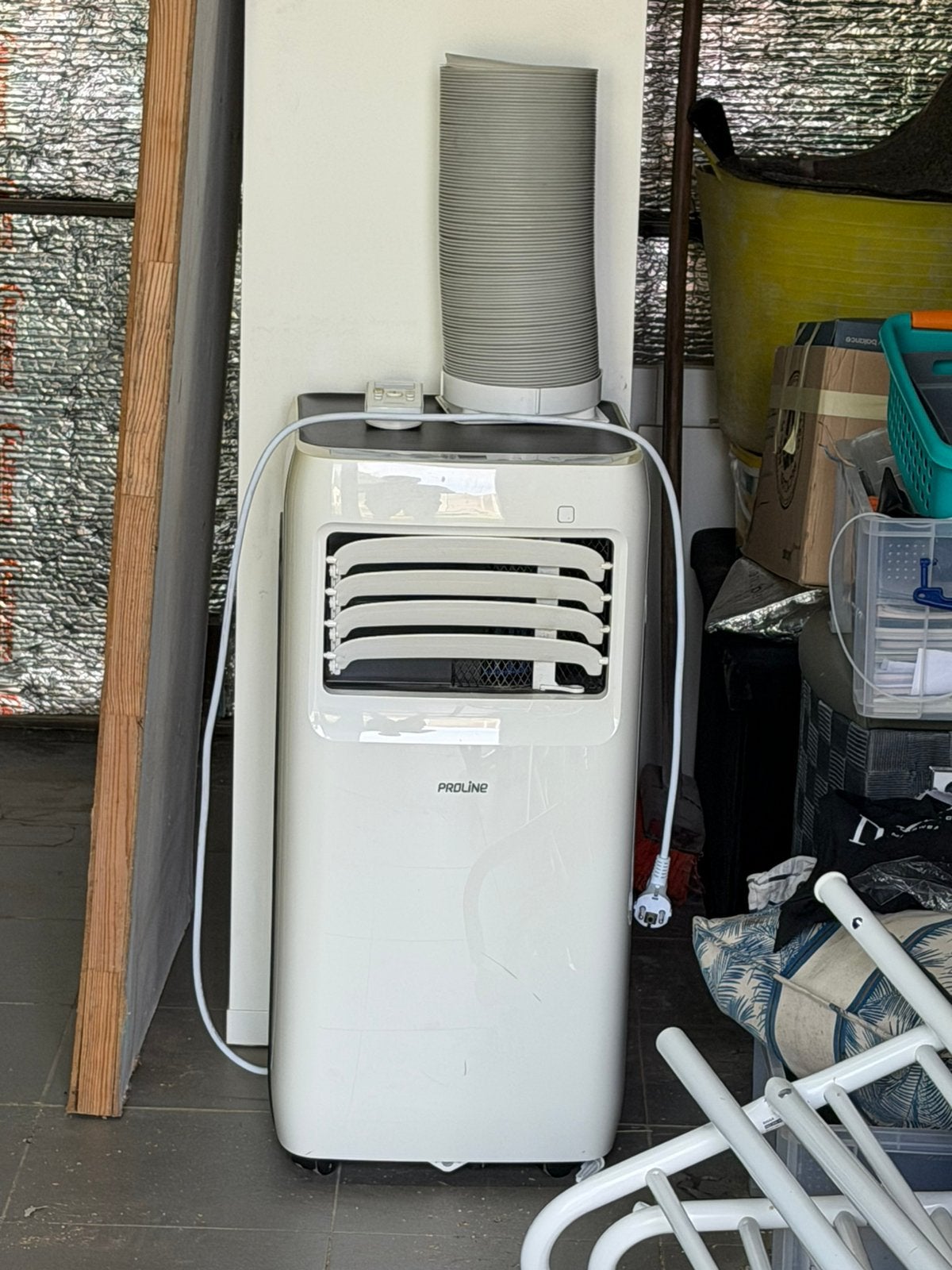 Climatisation mobile avec télécommande, Electroménager, Climatiseurs, 60 à 100 m³, Enlèvement, Utilisé, Télécommande