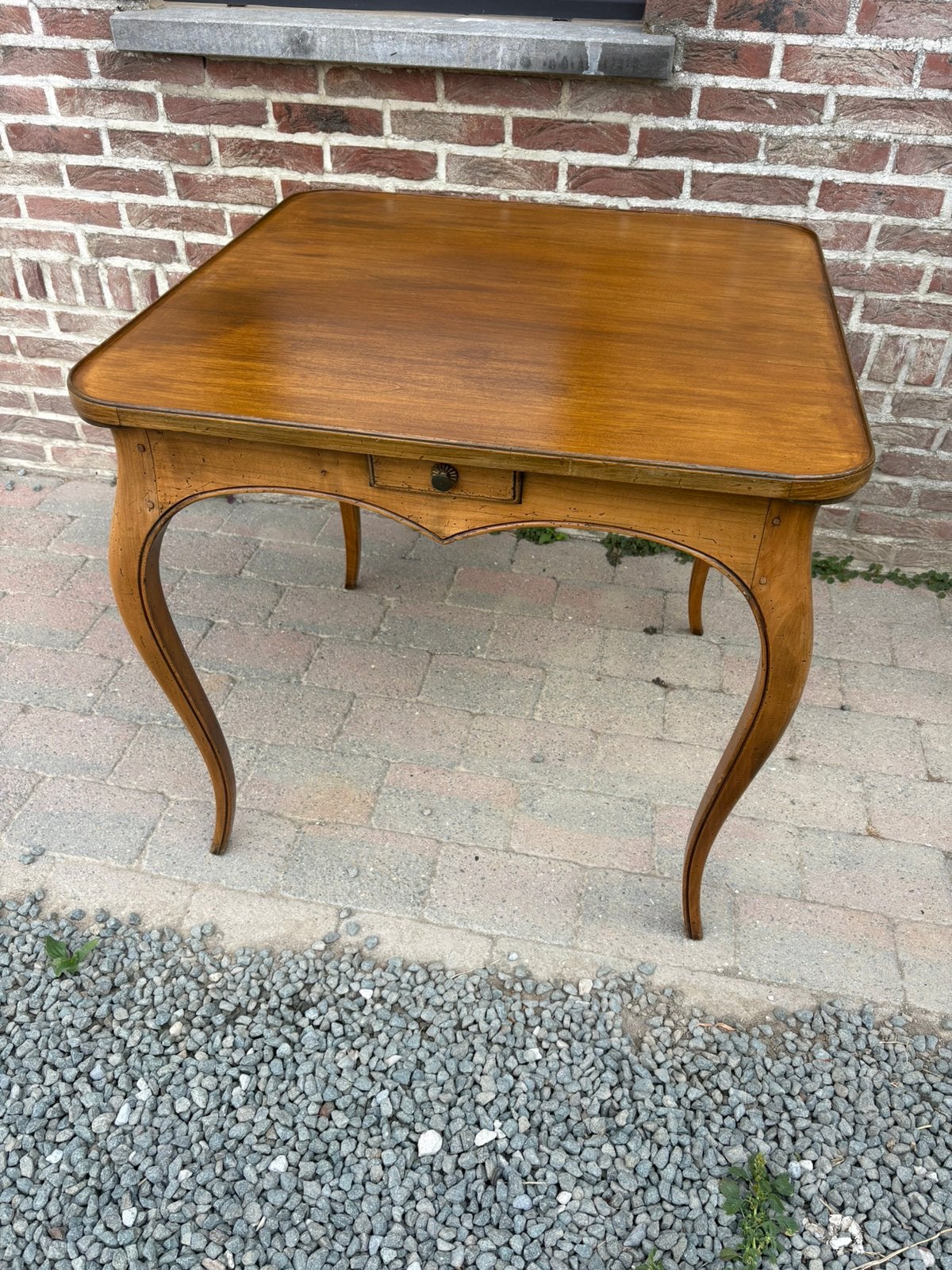 Table de jeux ancienne en bois massif, Antiquités & Art, Enlèvement
