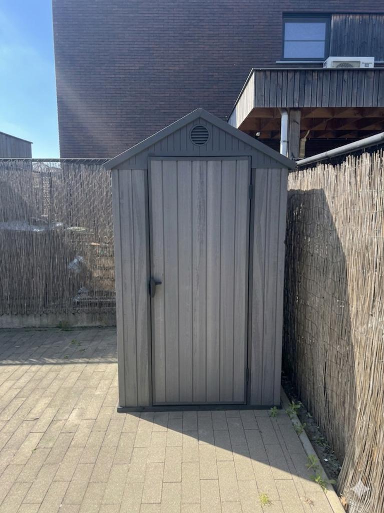 Keter Darwin 46Tuinhuis Onderhoudsvrij Kunststof (130x192 cm, Tuin en Terras, Ophalen, Zo goed als nieuw, Hout, Tuinhuis