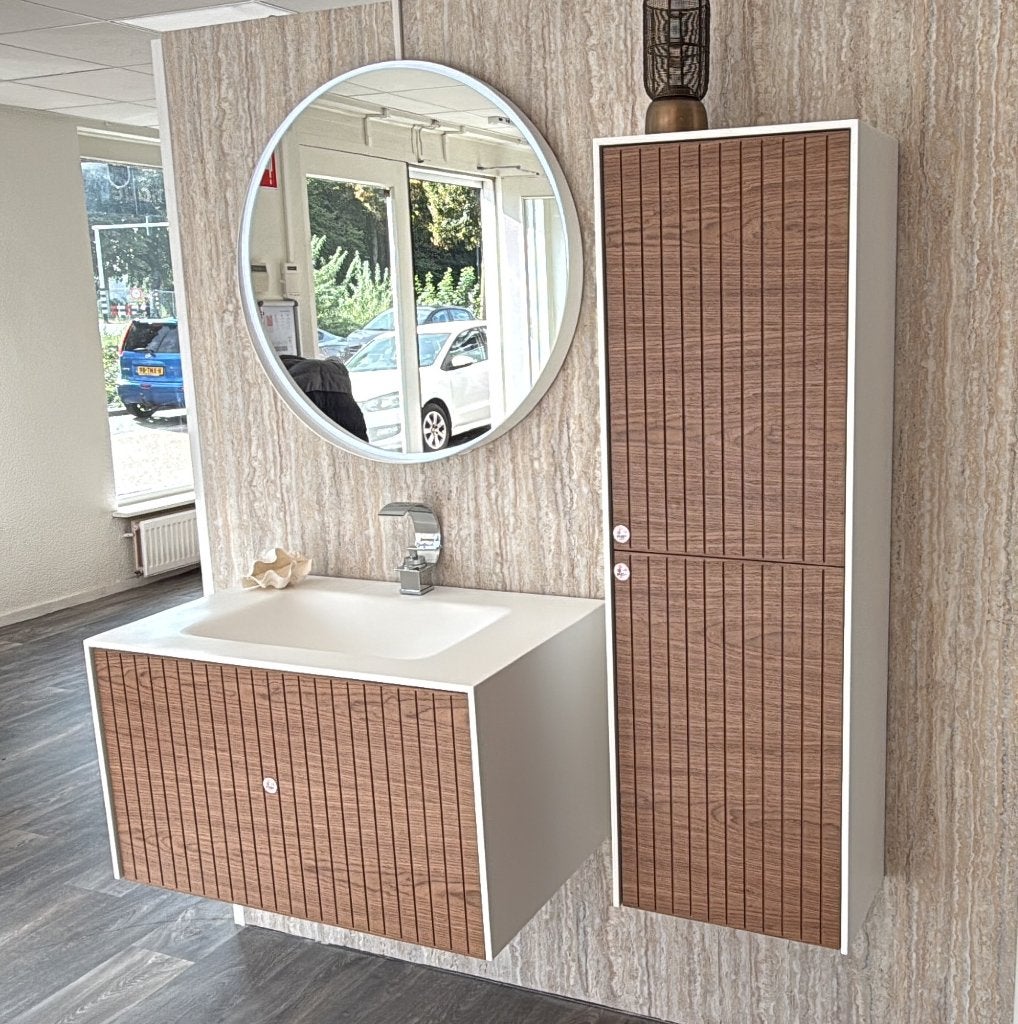 badmeubel Elegantia 80cm rondom corian, Ophalen, Nieuw, 50 tot 100 cm, Minder dan 100 cm