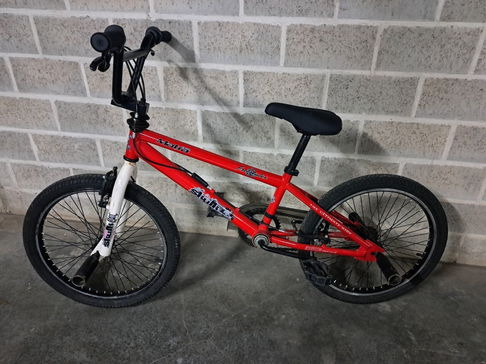 BMX Matra Skulls Freestyle 20 inch, Fietsen en Brommers, Ophalen, Staal, Velgrem, Matra