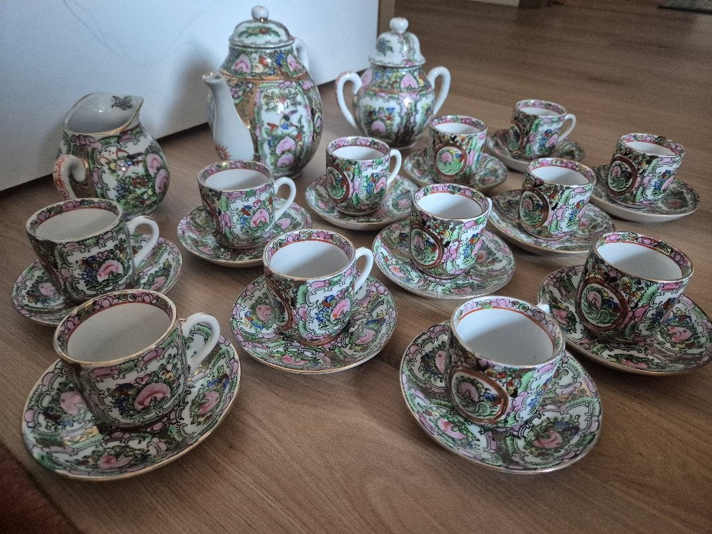 Chinees theeservies Qianlong, Ophalen