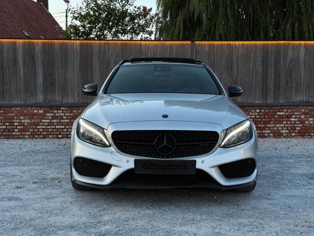 mercedes c43 amg 4-matic/pano/lichte vracht/btw/trekhaak/led, Auto's, Mercedes-Benz, Automaat, Lichtsensor, 1800 kg, 1887 kg