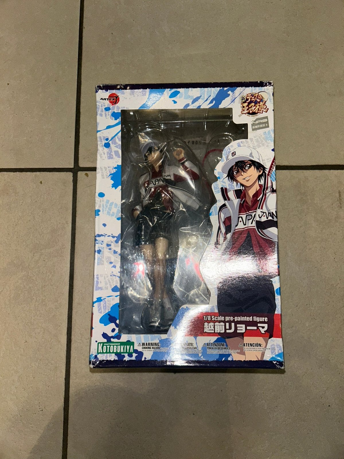 Figurine Ryoma Echizen Kotobukiya ARTFX  Prince of Tennis, Verzamelen, Beelden en Beeldjes, Ophalen of Verzenden, Zo goed als nieuw