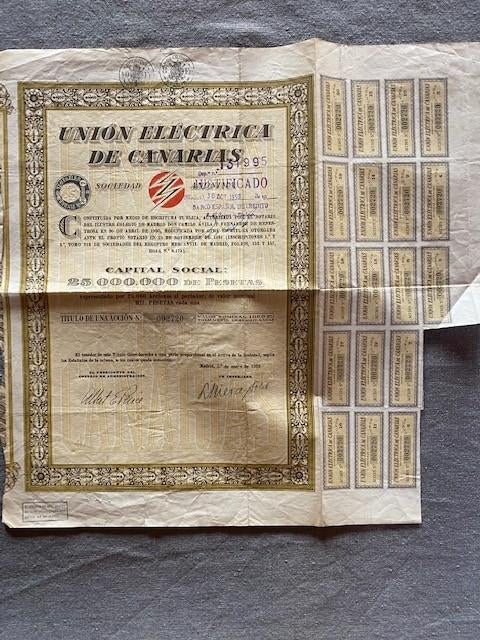 Oude aandelen, Postzegels en Munten, Aandelen en Waardepapieren, Ophalen, Aandeel