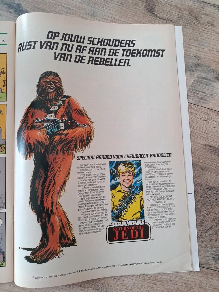 Star Wars reclame kuifje magazine, Verzamelen, Verzenden