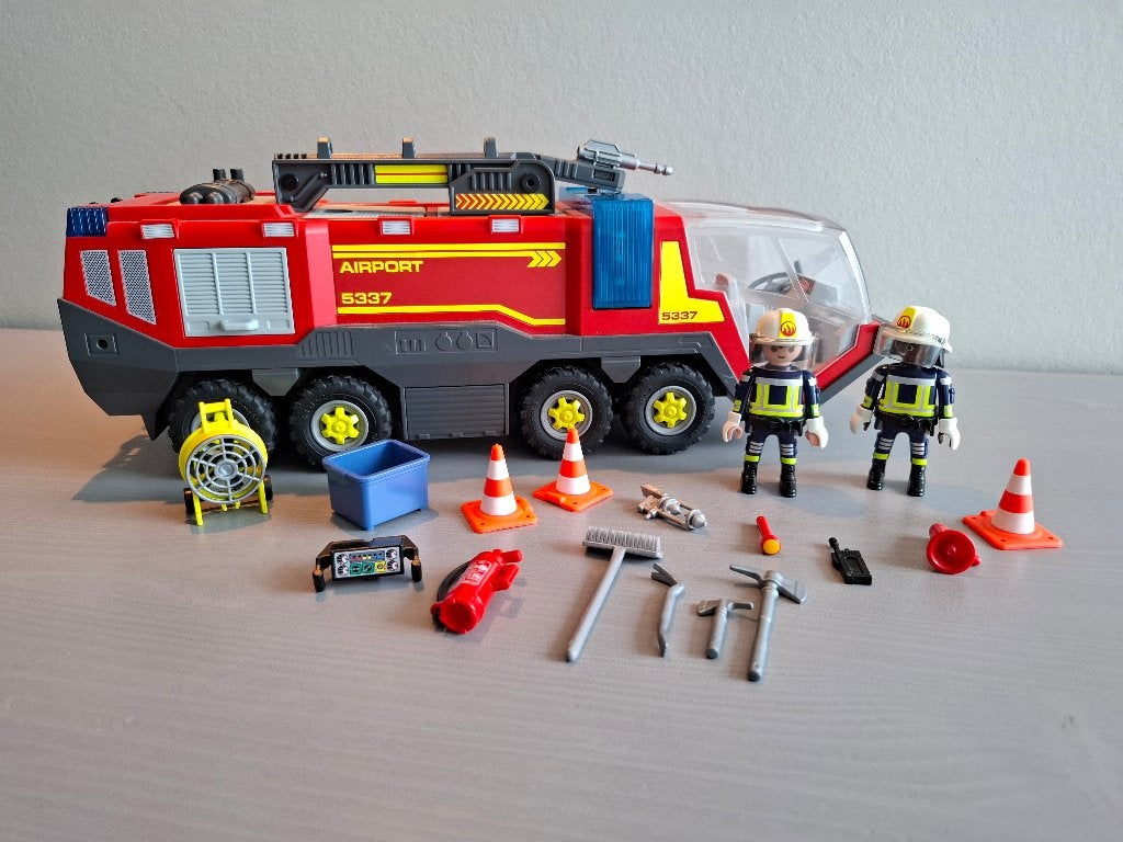 Playmobil City Action 5337 Luchthavenbrandweer, Kinderen en Baby's, Complete set, Voertuig, Ophalen of Verzenden, Zo goed als nieuw