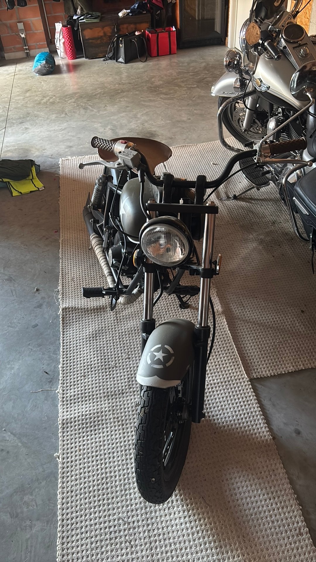 Jingcheng knight 50cc (omgebouwd), Fietsen en Brommers, Brommers | Oldtimers, Klasse B (45 km/u), Ophalen, Overige merken, 4 versnellingen