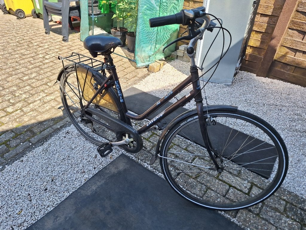 Damesfiets l'avenir maat 51, Gebruikt, Velgrem, Versnellingen, 50 tot 53 cm
