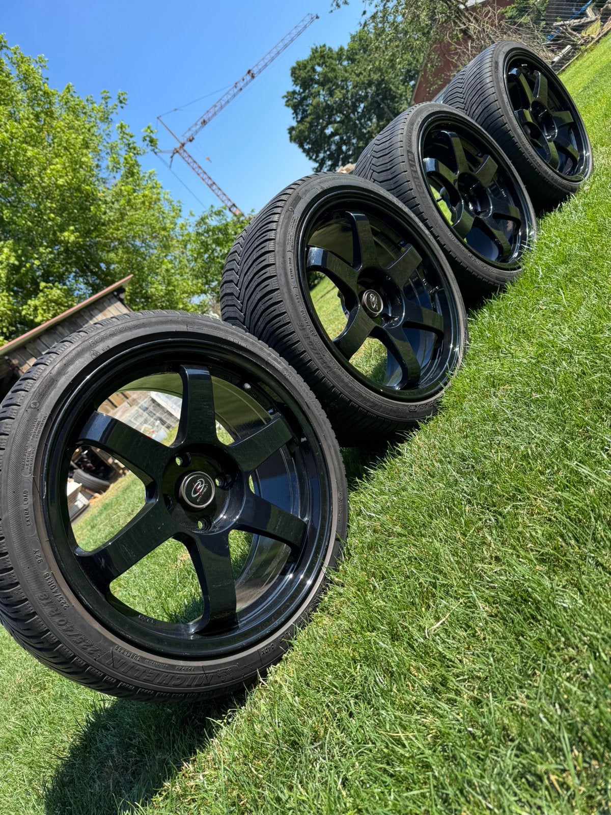 Rota grid velgen 18” 4x114.3, Ophalen, 18 inch, Banden en Velgen, 225 mm