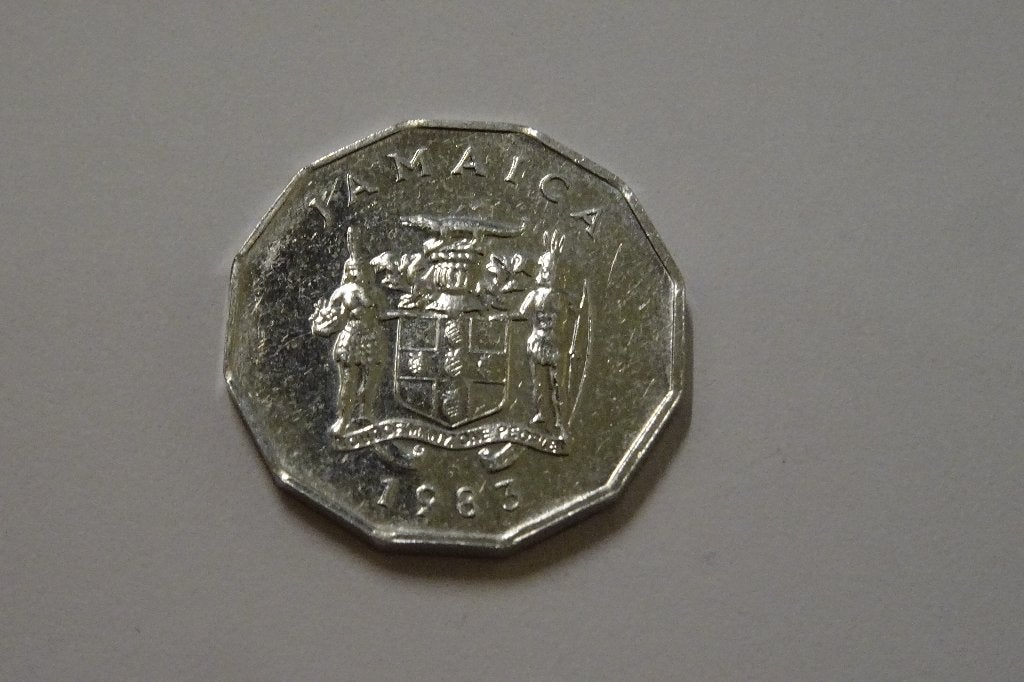 2 Muntjes Jamaica 1 Cent 1973-1983, Postzegels en Munten, Ophalen of Verzenden, Midden-Amerika, Losse munt